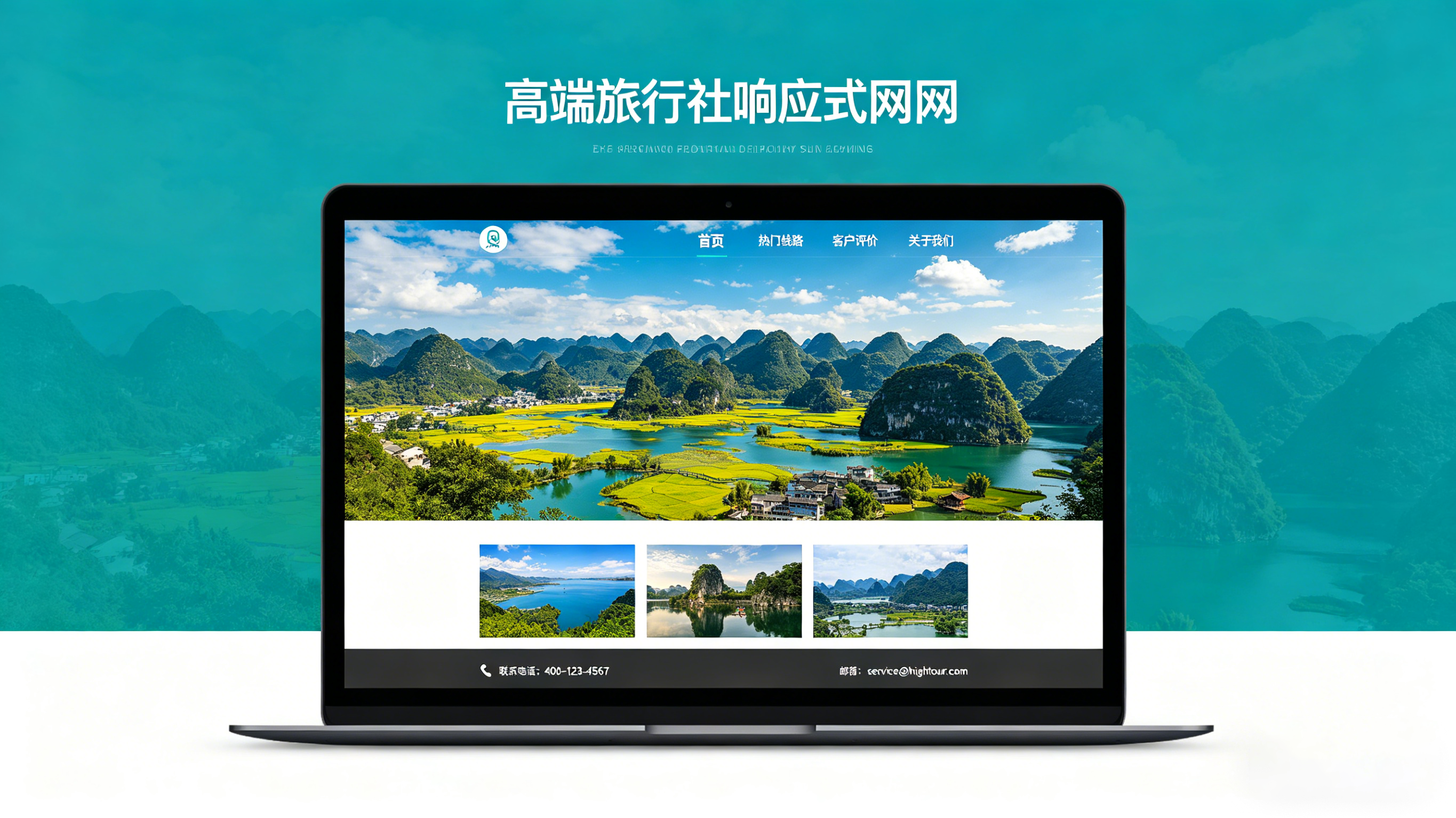 彩神(Vll)科技网站建设案例：某高端旅行社——响应式官网升